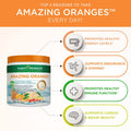 Amazing Oranges Powder by Purity Products Power Packed with Vitamin C Vitamin D Calcium Magnesium Potassium Fiber Electrolytes and Bio Flavonoids 30 Day Supply
