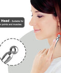 Acupuncture Pen - Stainless Steel Manual Acupuncture Pen - For Full-Body Deep Tissue Merdian Pain Relief & Facial Massage