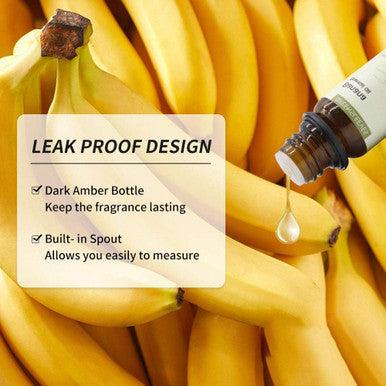 Banana Essential Oil, Premium Grade Fruit Scented Oil Fragrance Oil 10ml for Diffusers by GREENSLEEVES