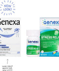 Genexa Stress for Adults | Anxiety Relief & Fatigue Remedy | Soothing Natural Vanilla & Lavender Flavor | Gluten & Non-GMO | Homeopathic Remedy Made Clean | 60 Chewable Tablets