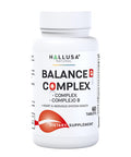 Hallusa Natural - Balance Vitamin B Complex - Energy, Brain Cell Function, Vitamin B2, B3, B5, B6, B12-60 Day Supply