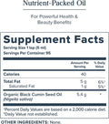 Heritage Store Black Seed Oil Organic Cold Pressed Nigella Sativa Supplement with Thymoquinone Omega 3 6 9 Antioxidant Immune and Joint Support Vegan 16oz