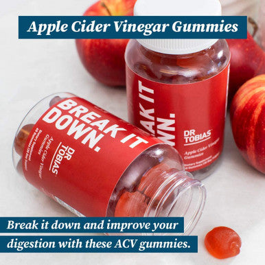 Dr. Tobias Vitamin Gummy Bundle Apple Cider Vinegar Hair Elderberry and Glucosamine