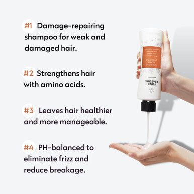 No Nothing Hair Repair Shampoo For Dry Damaged Hair Fragrance Fortified With Amino Acids 10.15 Oz