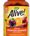 Nature'S Way Alive! Adult Premium Multivitamin Gummy, Full Vitamin B Complex, Supports Immune Health*, 90 Gummies