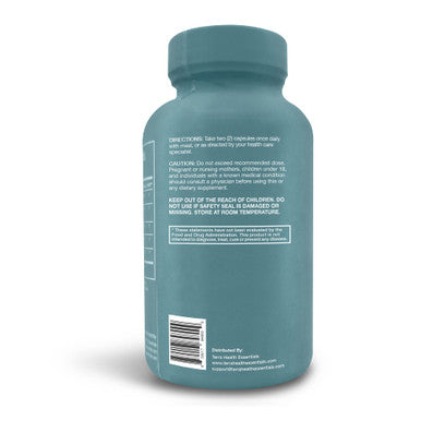 Terra Health Essentials - Acid Relief | All-Natural Acid Reflux Relief, Heartburn, Indigestion Supplement | 30-Day Supply