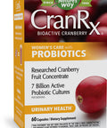 Nature'S Way Cranrx Bioactive Cranberry With Probiotics, Supports Urinary Health*, 60 Capsules