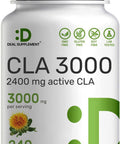 Deal Supplement Ultra Strength CLA 3000mg | 240 Softgels Active Conjugated Linoleic Acid from Safflower Oil