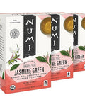Numi Organic Jasmine Green Tea 18 Tea Bags (Pack of 3) Floral Green Tea Caffeinated (Packaging May Vary)