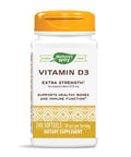 Nature'S Way Vitamin D3 Extra Strength; 2000 Iu Per Serving; 240 Softgels