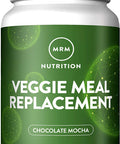 MRM Nutrition Veggie Meal Replacement Protein | Chocolate Mocha Flavored | 22g complete plant based protein | Meal on-the-go | Mediate hunger | Balanced macronutrient formula | 28 servings