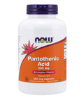 NOW Supplements, Pantothenic Acid 500 mg, 250 Capsules