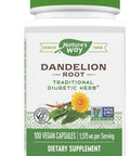 Nature'S Way Dandelion Root, Traditional Diuretic Herb*, 100 Vegan Capsules