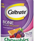 Caltrate 600+D3 Plus Minerals (Orange and Fruit Punch) Calcium & Vitamin D3 Chewable Supplement, 600mg Calcium, Assorted, Cherry, 90 Count