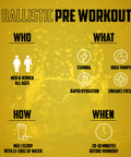 EPN Supplements Ballistic Pre Workout | #1 New Pre Workout Powder W/ Nitric Oxide Booster, Electrolytes, Caffeine & Nootropics | Insane Pumps, Focus, Stamina, Energy, Hydration For Men & Women - Citrus Blast