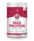 Manitoba Harvest Organic Max Protein Powder, Unsweetened, 32 oz | 20 g Protein and 4.5 g Omegas 3 and 6 per 32 g Serving, Keto-Friendly, Preservative-Free, Non-GMO, Packaging May Vary