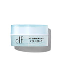 e.l.f., Illuminating Eye Cream, Lightweight, Moisturizing , Nourishes, Deeply Hydrates, Minimizes Dark Circles, Infused with Jojoba, Vitamin E, and Cucumber, 0.49 Oz