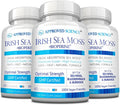 Approved Science Wildcrafted Irish Sea Moss Bladderwrack Burdock Immune Heart Thyroid Gut Health Antiaging Support 180 Capsules
