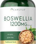 Carlyle Boswellia Extract Capsules 1200mg | 250 Count | Boswellia Serrata Complex with Black Pepper Extract | Non-GMO Gluten