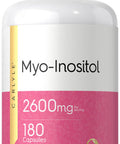Carlyle Myo-Inositol 2600Mg | 180 Capsules | Extra Strength Supplement | Non-Gmo, Gluten Free