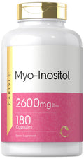 Carlyle Myo-Inositol 2600Mg | 180 Capsules | Extra Strength Supplement | Non-Gmo, Gluten Free