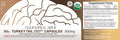 Turkey Tail Mushroom Capsules | 500mg | 60 Count | Trametes versicolor