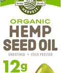 Manitoba Harvest Organic Hemp Seed Oil, 8.45 fl oz | Unrefined, Cold-Pressed, 12 g of Omegas 3 and 6 Per 15 mL Serving, USDA Organic, Non-GMO