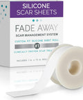 Fade Away Scars - The Original Silicone Scar Sheeting Roll- Custom Size Medical Grade- Effective Silicone Scar Sheets, Strips And Patches For Scars, Surgical Scar Tape, Scar Away Silicone Scar Sheets.