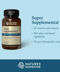 Nature'S Sunshine Super Supplemental, 120 Tablets Multivitamin For Men And Women Provides Vitamins, Minerals, Amino Acids, Herbs, Fruit Powders, Veggie Powders, And Carotenoids