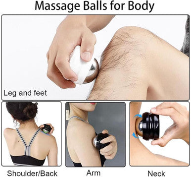 Cold Massage Roller Ball - Cryosphere Metal, Stays Cold For 6 Hours, Polar Healing Experience, Polar Roller Ice Ball Massage, Rapidly Relieve Muscle Pain And Tension