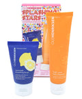 Ole Henriksen Olehenrikse Splashing Stars Cleanser & Scrub Duo:: Lemonade Smoothing Scrub, Truth Juice Daily Cleanser - Travel-Friendly Face Wash Skin Care Cleansing Set - Exfoliating, 1 Ounce