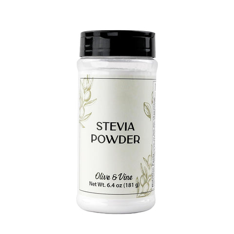 Olive & Vine Stevia Powder Sweet Flavor For Baking & Beverages Rich Tradition Authentic Taste For Global Recipes (3.6 Ounce)