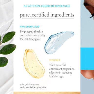 Pure Formula Hyaluronic Acid Vitamin E Facial Moisturizer Anti Aging Wrinkle Fine Lines Cream for Face and Eyes Hydrating Korean Made Facial Moisturizer Cream with Hyaluronic Acid Vitamin E