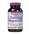 Bluebonnet Nutrition Albion Chelated Magnesium Vegetable Capsule, 200 mg, Stress Relief, Vegan, Non GMO, Gluten Free, Soy Free, Milk Free, Kosher, 60 Vegetable Capsule, 1 Month Supply