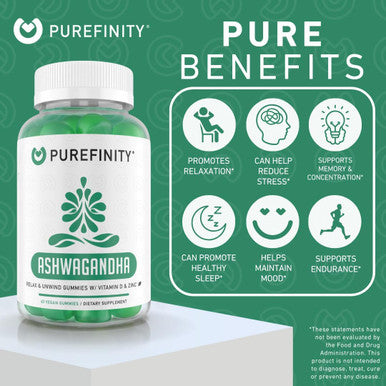 Ashwagandha Gummies With Vitamin D & Zinc ÃƒÂ¢Ã¢â€šÂ¬Ã¢â‚¬Å“ Ashwagandha Supplement Gummies For Mood Support, Calming & Relaxing ÃƒÂ¢Ã¢â€šÂ¬Ã¢â‚¬Å“ Gluten Free, Non-Gmo, Vegan ÃƒÂ¢Ã¢â€šÂ¬Ã¢â‚¬Å“ 60 Gummies