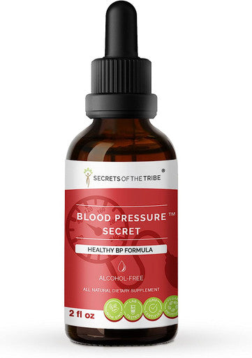 Secrets of the Tribe - Blood Pressure Secret, Healthy Circulation Formula, Herbal Supplement Blend Drops Alcohol-Free Liquid Extract (2 fl oz)