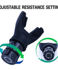 Kitchenassist Portable Breathing Trainer With Adjustable Resistance Settings Muscle Trainer Exercise Device Resistance Trainer To Improve Breathing Capacity Enhance Muscle Training Strength
