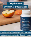 Dr. Tobias Omega 3 Fish Oil and Deep Immune Probiotic Prebiotic Blend Promotes Digestion Immunity and Brain Health