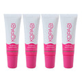 Kopari Coconut Lip Glossy Watermelon - Hydrating and Moisturizing Coconut Oil, Vitamin E and Shea Butter Lip Gloss With 100% Organic Coconut Oil, Non GMO, Vegan Sulfate Free, 4 Pack