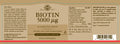 Solgar Biotin 5000 Mcg 100 Veg Caps - Promote Healthy Skin Nails & Hair - Supports Energy Production Protein Carbohydrate & Fat Metabolism - Vitamin B - Non Gmo Vegan Gluten Free - 100 Servings