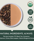 Luxmi Estates Assam Organic Black Tea Collection 25 Tea Bags ea x 3 | Masala Chai Tea Earl Grey Tea Spiced Earl Grey Tea| USDA Organic Green Tea