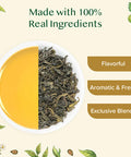 Vahdam Assorted Green Tea Loose Leaf Tea Sampler (10 Flavours 50+ Servings) Exotic Green Tea Blends from Himalayas with 100% Natural Ingredients | Loose Tea Set