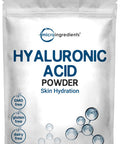 Pure Hyaluronic Serum Powder High Molecular Weight Cosmetics Grade Making Anti Aging Serum for Face and Skin 30 Gram