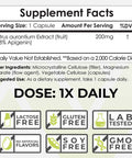 Nootropics Depot Apigenin Capsules | 200mg | 30 Count | >98% Apigenin | Supports Healthy Levels