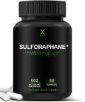 HUMANX Sulforaphane+ 602mg- Sulforaphane with Broccoli Seed Extract & Moringa - Supports Antioxidant Production, Detoxification, & Cellular Health - Broccoli Supplement
