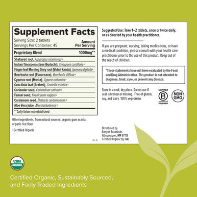 Banyan Botanicals Women S Support Organic Herbal Tablets Promotes A Healthy Female Reproductive System* Supports Regular & Healthy Menses* 90 Tablets Non-Gmo Sustainably Sourced Vegan