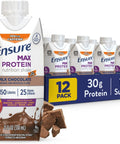 Ensure Max Protein CafÃƒÆ’Ã‚Â© Mocha Shake, 30g High Protein, 12 Pack | 30g Protein to Support Muscle Health & Manage Hunger for Adults, Each Protein Shake has 1g Sugar, 150 Calories, 4g Fiber
