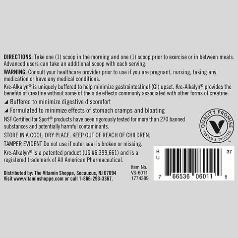 True Athlete Kre Alkalyn Powder - Helps Build Muscle Gain Strength And Increase Performance Buffered Creatine - Nsf For Sport (7.05 Ounces Powder)