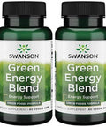 Swanson Green Energy Blend 60 Veg Capsules (4 Pack)