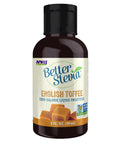 NOW Foods Better Stevia Liquid ZeroCalorie Sweetener English Toffee Low Glycemic Impact Kosher 2Ounce